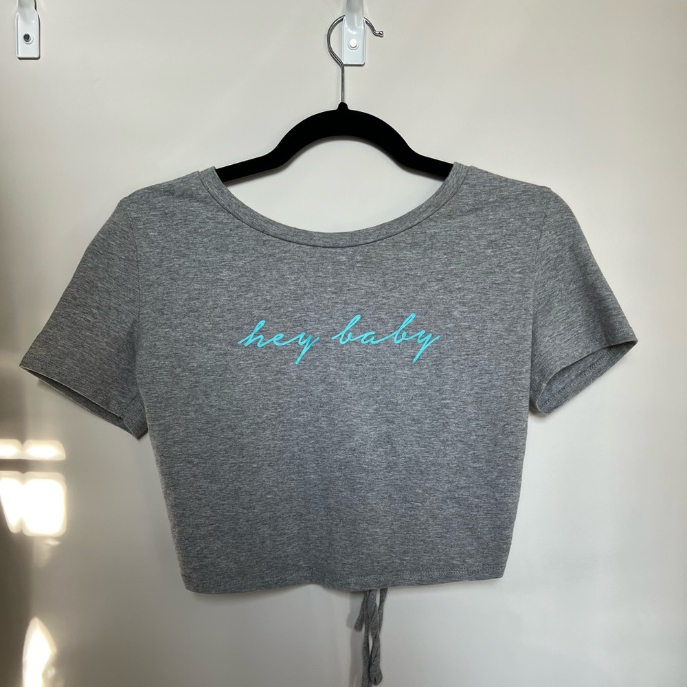 Women’s Backless Crop Top Size M